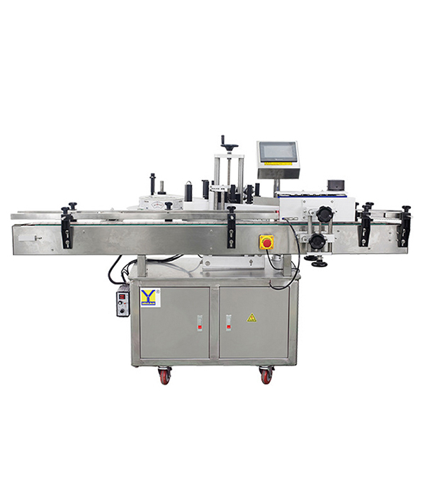 Automatic round bottle labelling machine